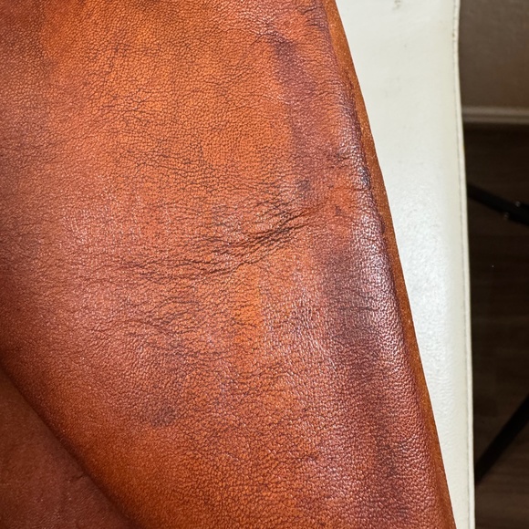 Madewell Lafayette Drawstring Tote Bucket Bag Leather Brown Bag - Picture 7 of 11